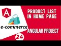 Angular project tutorial #24 Make Dynamic Product List in Home Page | Angular E-commerce Project