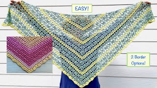 🥥  Coconut Grove EASY Crochet Shawl ~ Part 1 ☀️ Beginner Friendly ~ Fun for All! 🌴