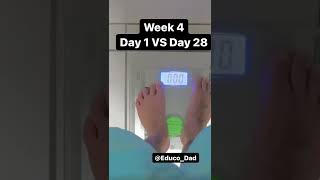 Week 4 📉🤣 down 18.6lbs carnivore diet results transformation (Dads keto weight loss story) #shorts