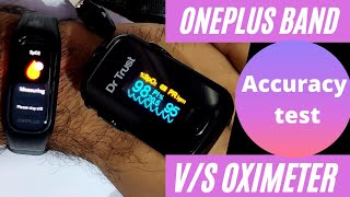 Oneplus Band vs Oximeter Accuracy Test.