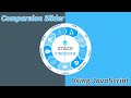 Image comparison slider using Html CSS & Javascript
