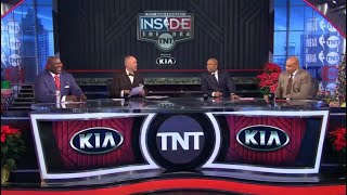 Inside The NBA: Chuck To Pistons After Mexico Game; "Get that wall up so they don't come back!"