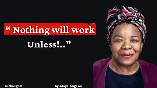Top 20 Maya Angelou Best Motivational quotes|@thoughts518
