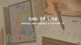 TAB S6 LITE (unboxing, review, truques, apps e estudo na faculdade)