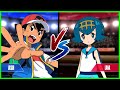 pokemon battle series ash vs all companions clemont lana mallow lillie kiawe sophocles goh