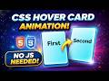 Amazing Card Hover Effect using HTML & CSS | Beginner Friendly