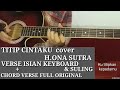 Melody dangdut cover guitar acoustic titip cintaku ona sutra verse full isian keyboard suling dll