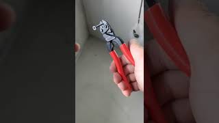 How to easily cut through wire and screwsknipex 7101160 #shorts