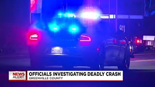 Officials Investigating Deadly Crash in Greenville Co.