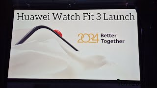 Exclusive: Huawei Watch Fit 3 Launch #iloveza❤️🇿🇦 #AfterFajrGrind