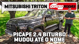 Mitsubishi Triton 2025 abandona nome L200 e está MAIS POTENTE QUE HILUX com 2.4 biturbo