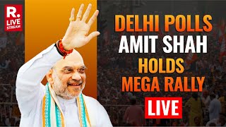 HM Amit Shah Holds Mega Roadshow Ahead Of Delhi Polls | Delhi Election 2025