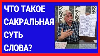 Что такое сакральная суть слова? – Александр Тюрин. новое видео