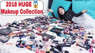 OMG😱2018 का मेरा अब तक का सबसे बड़ा मेकअप Collection😱My HUGE Makeup Collection of 2018|Be Natural