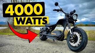 First Ride on This 50 MPH Electric Beast - Eahora Knight M1PS