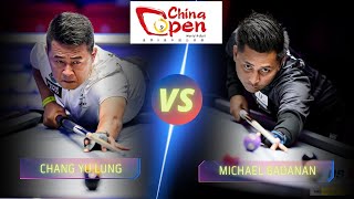 CHANG YU LUNG VS MICHAEL BAOANAN | 2024 CHINA OPEN #billiards #nineball #9ballpool #highlights