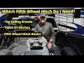 Which Fifth Hitch Do I Need ? | Top Selling Brands | Types Of Hitches