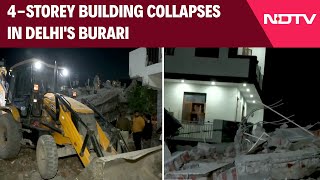 Delhi Building Collapse | 4-Storey Building Collapses In Delhi's Burari, 12 Rescued So Far