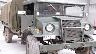 Vintage 1942 Ford F30 Army Truck at the Roger Mahan Heritage Centre in Geraldine in Canterbury