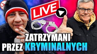 HAHMENT i JACEK ZATRZYMANI przez KRYMINALNYCH! DWA razy w CIĄGU 20 minut - HAHMENT na ŻYWO - LIVE