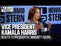 Vice President Kamala Harris Reacts to Presidential Immunity Ruling