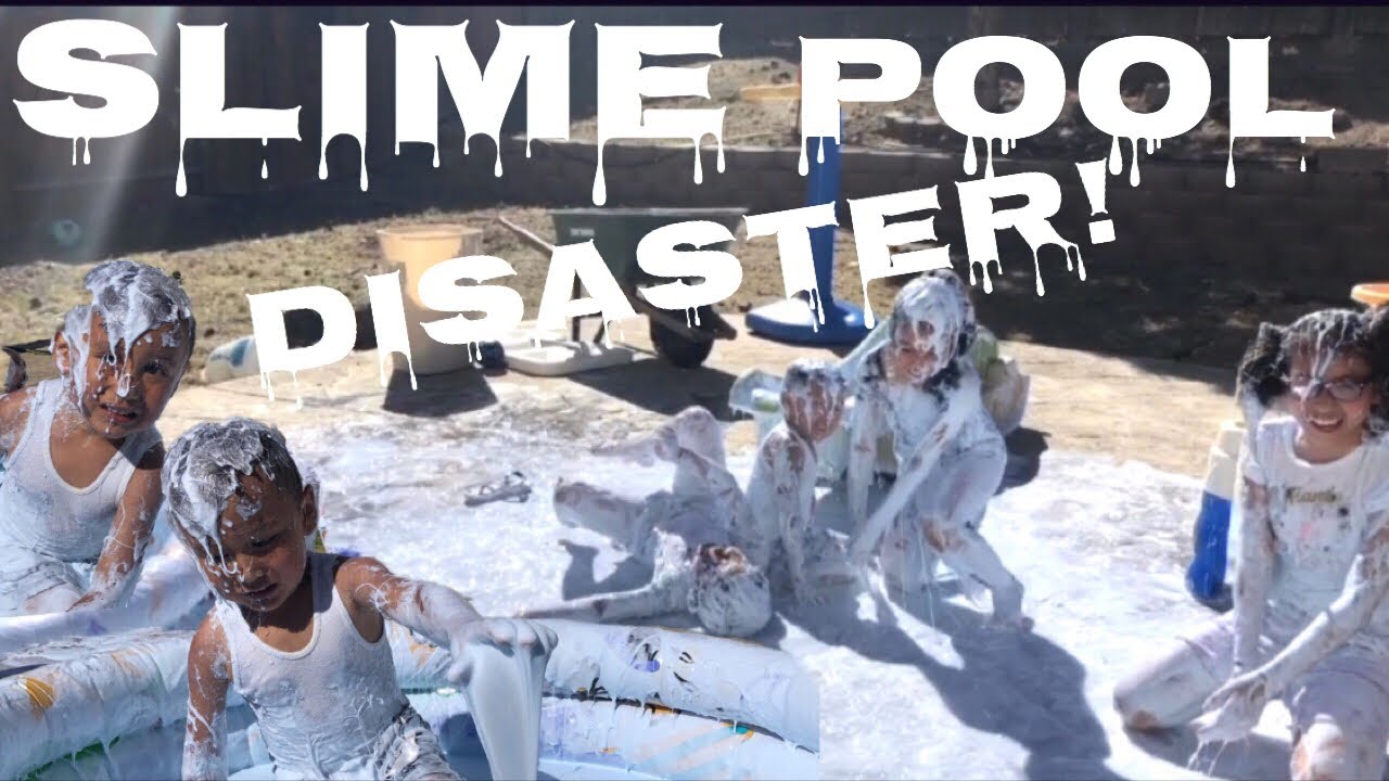 Slime Pool Big Disaster Youtube