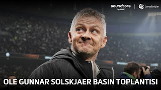 Beşiktaş Teknik Direktörü Ole Gunnar Solskjaer Basın Toplantısı Düzenliyor