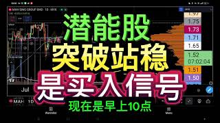 潜能股 突破站稳是买入信号