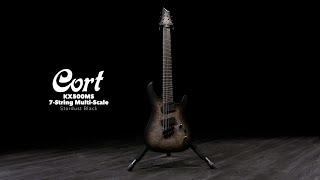 Cort KX500MS 7-String Multi-Scale, Stardust Black | Gear4music