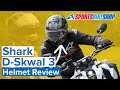 Shark D-Skwal 3 motorcycle helmet review - Sportsbikeshop