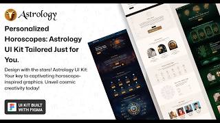 Astrologer UI Kit - Create Modern Astrology & Horoscope Websites with Elegant Design 🔮✨🌙