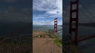 Golden Gate View from the top of the mountain 🏔️ #goldengate #touristspot #sanfrancisco