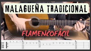 Malagueña Tradicional Muy Fácil (Guitarra Flamenca)