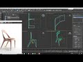 training modelling 3ds max 3ds max silla sharon dining chair