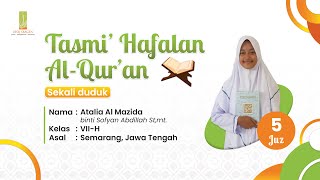 Tasmi' Hafalan Al-Qur'an 5 Juz Sekali Duduk