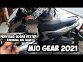 Posisi aki mio Gear 2021 dan penyebab tidak bisa di starter