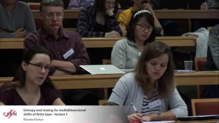 Ronnie Pavlov: Entropy and mixing for multidimensional shifts of finite type - lecture 1