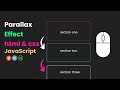 Create Stunning Parallax Scrolling Effects with HTML, CSS, & JavaScript – Easy Tutorial!