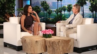 Rosario Dawson Dances on 'Ellen'