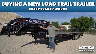 The Process of BUYING a NEW LOAD TRAIL TRAILER at CRAZY TRAILER WORLD | Texas Best Construction