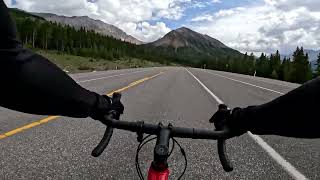 Cycling Highwood Pass Alberta 2023