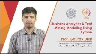 Business Analytics & Text Mining Modeling using Python | Week 7 Quiz | Assignment 7 Solution