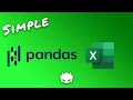 Simple Pandas Intro to Working with CSV, Excel Data