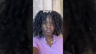 Watch my hair change throughout the week #week #hairstyle