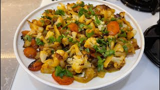 Roasted Cauliflower with Oranges