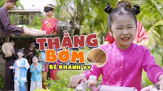 Thằng bờm có cái quạt mo ♫ THẰNG BỜM - BÉ KHÁNH VY || Ca Nhạc Thiếu Nhi Mầm Chồi Lá 2023