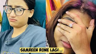 Samreen Rone Lagi 😭| Samreen Aur Meri Ladai Ho Gayi | Mahjabeen Ali Vlogs