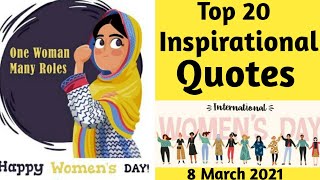 Best Inspirational Quotes About Women/Women's day Quotes/Quotes about Women/Women Quotes & Slogans