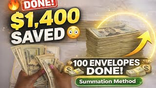 How I Saved $1,400 in 3 Months (100 Envelope Challenge)