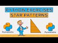 Python Exercises (beginner): Triangle Pattern programs in Python #1